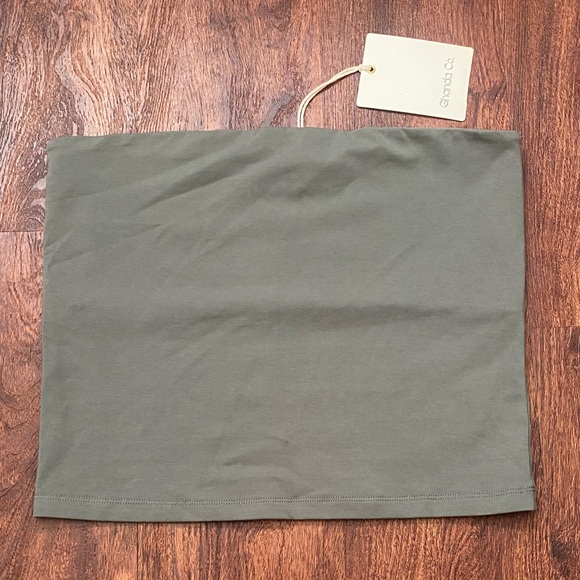 Ghanda Sage Green Tube/Strapless top!! (M) - Picture 1 of 11